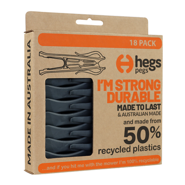 HEGS PEGS Recycled Plastic Clothes Pegs (18 Pack)