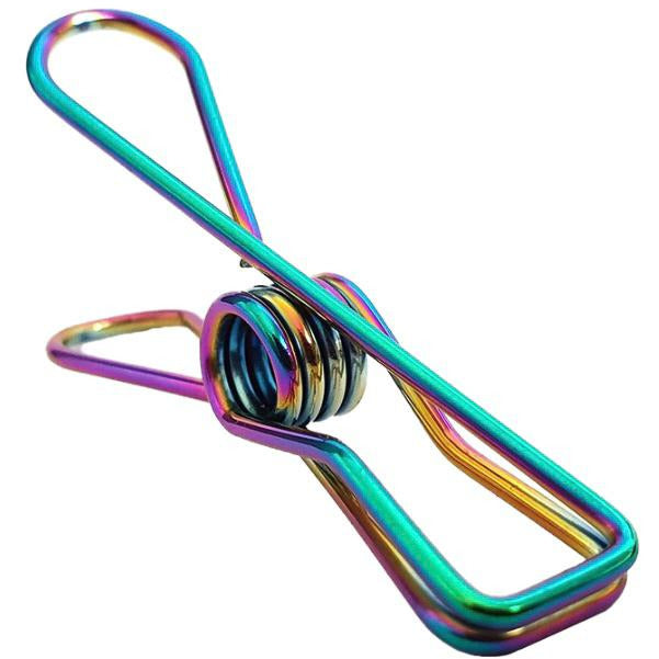 Large Stainless Steel Rainbow Clothes Pegs