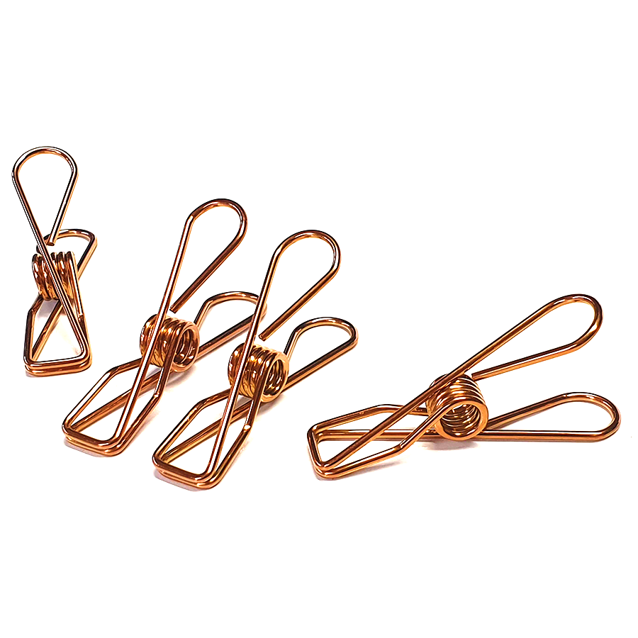 Stainless Steel Rose Gold Clothes Pegs